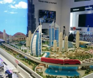 Dubai Real estate model in Sony Showroom