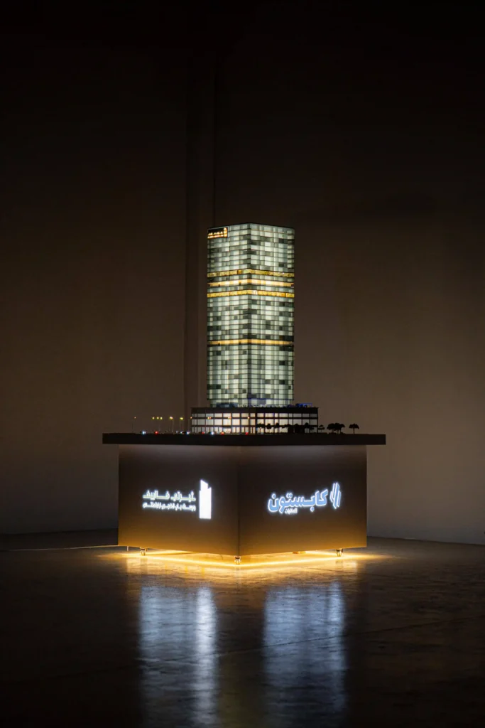 Miniature Maquette of a Building in west bay doha Qatar