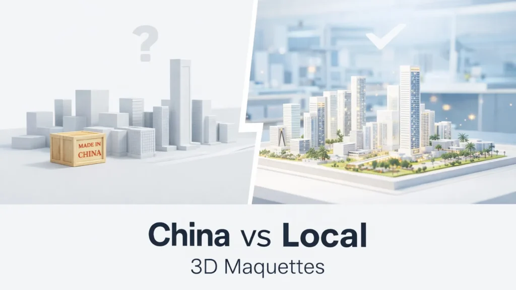 3d maquette locally in qatar