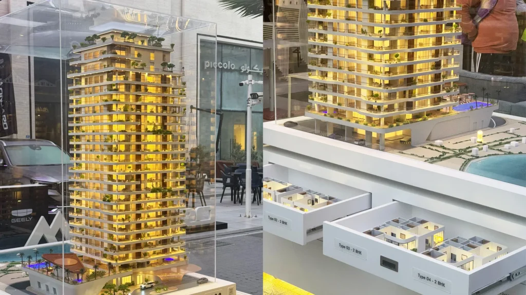 3d maquette for real estate Exhibition