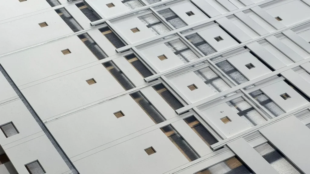 3d maquette acrylic material painted