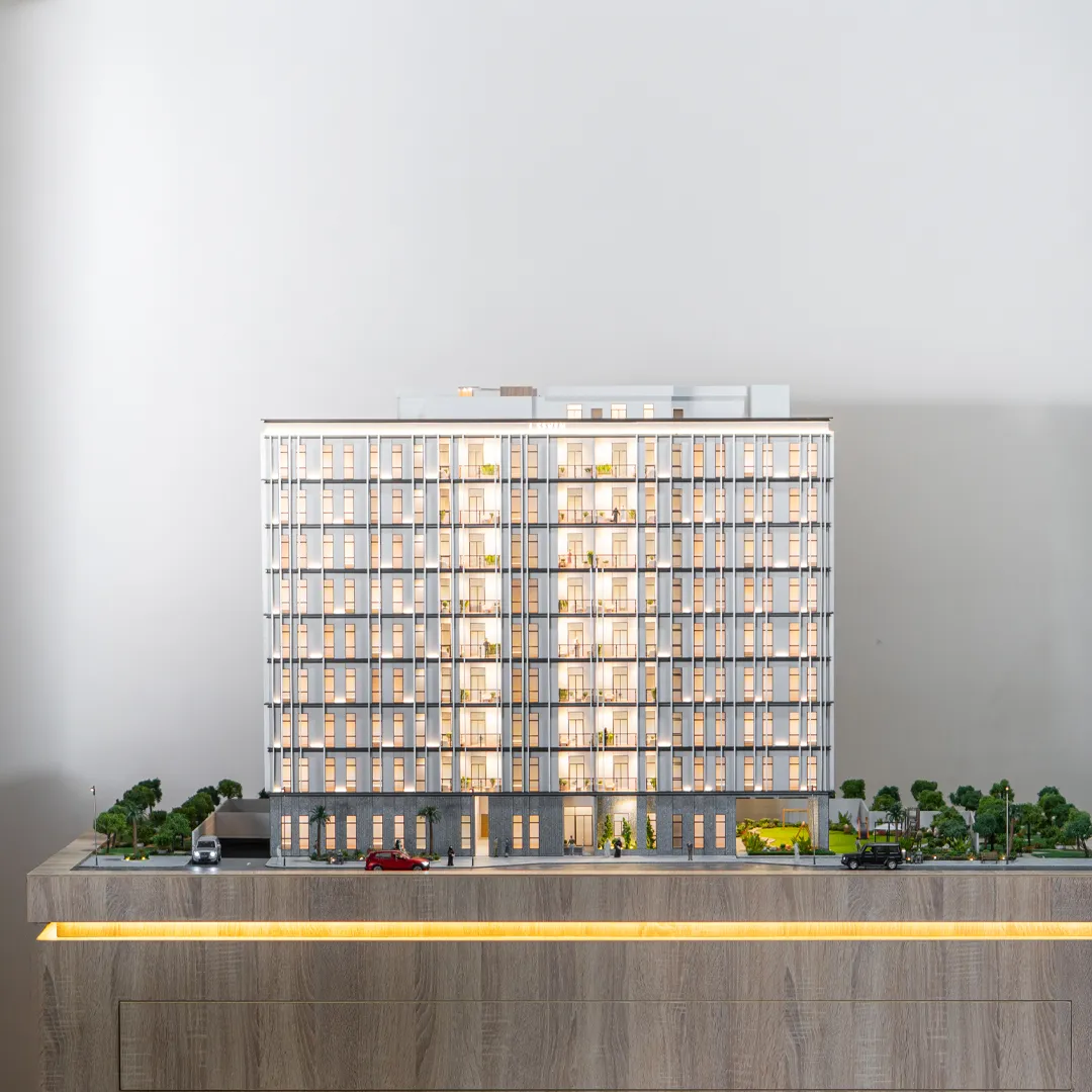 Realistic 3d maquette